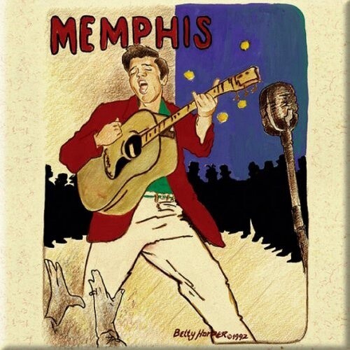 ELVIS PRESLEY FRIDGE MAGNET: MEMPHIS