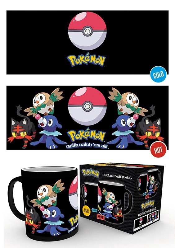 Pokemon Catch Em All Heat Change Mug