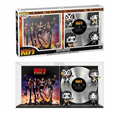 KISS POP! Albums Vinyl Figure 4-Pack Destroyer 9cm