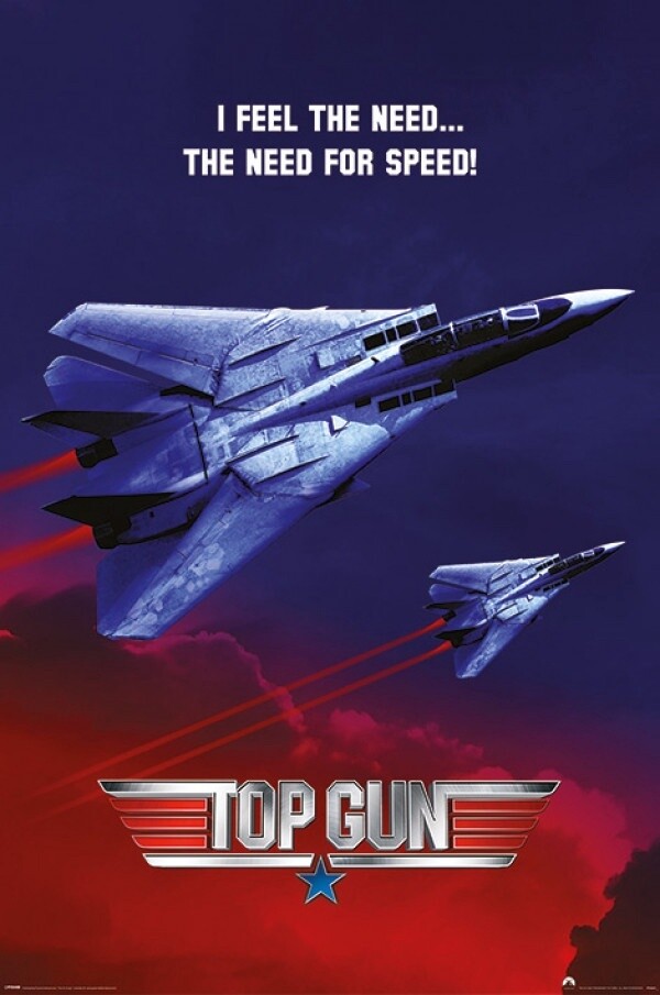 TOP GUN (THE NEED FOR SPEED) MAXI POSTER (A89)