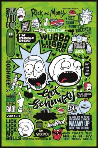 RICK AND MORTY (QUOTES) (ON SALE)