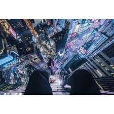 ON THE EDGE OF TIMES SQUARE MAXI POSTER (ON SALE)