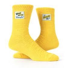 What Are We Waiting For Tag Socks | L/XL