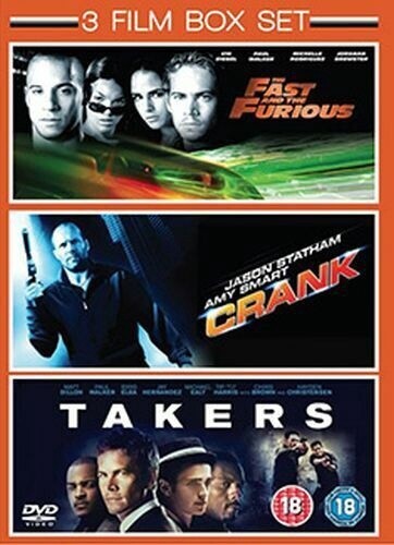 Fast and the Furious/Crank/Takers, Version: DVD