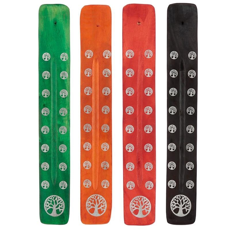 Tree of Life Wooden Incense Burner