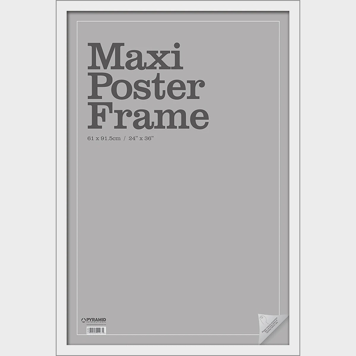 White Maxi Wood Frame