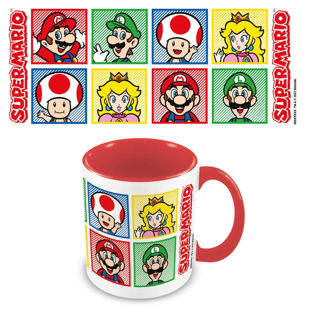 SUPER MARIO RED COLOURED INNER MUG