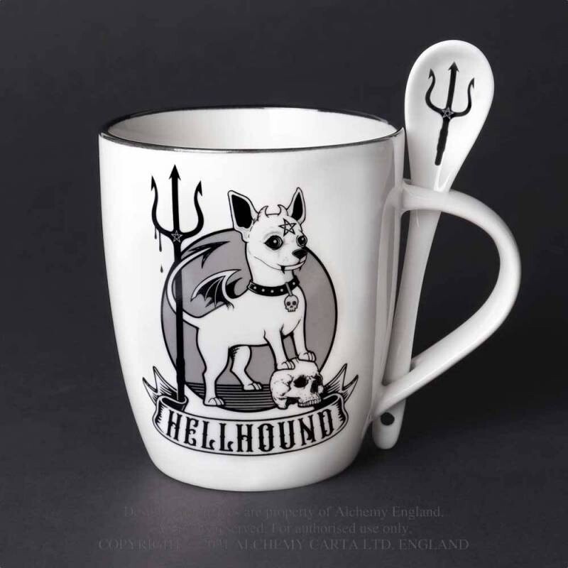 Hellhound Mug &amp; Spoon Set
