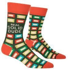 Real Solid Dude Socks