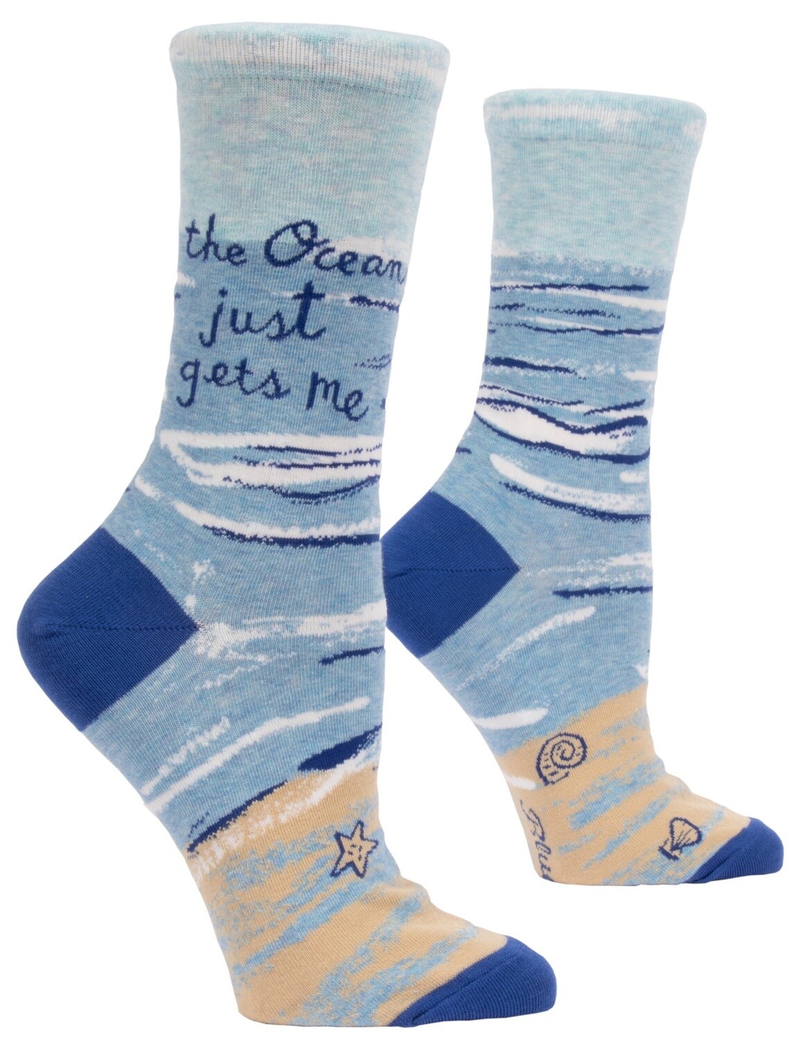 Ocean Gets Me Women&#39;s Crew Socks