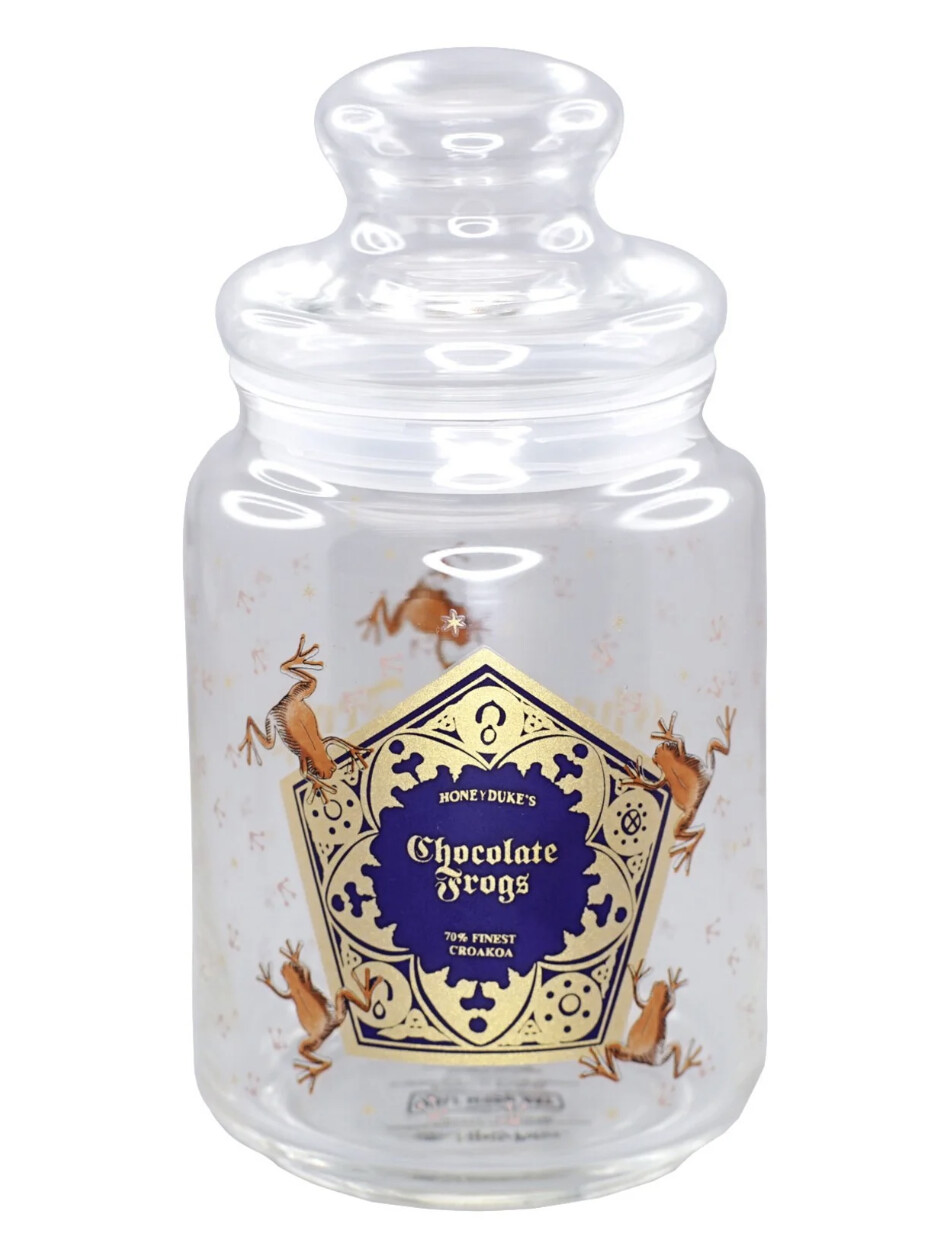Harry Potter Chocolate Frogs Candy Jar Glass