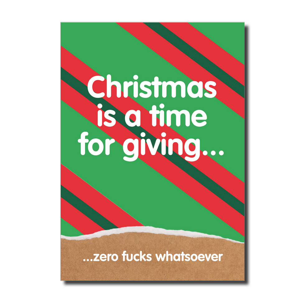 CHRISTMAS ZERO FUCKS