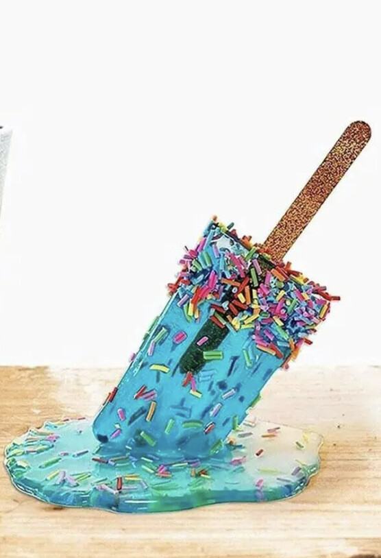 Melting Ice Cream Sculpture