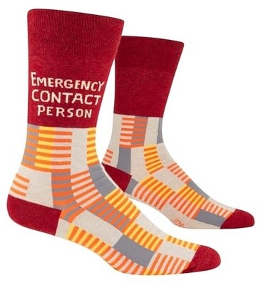 Emergency Contact Person Socks