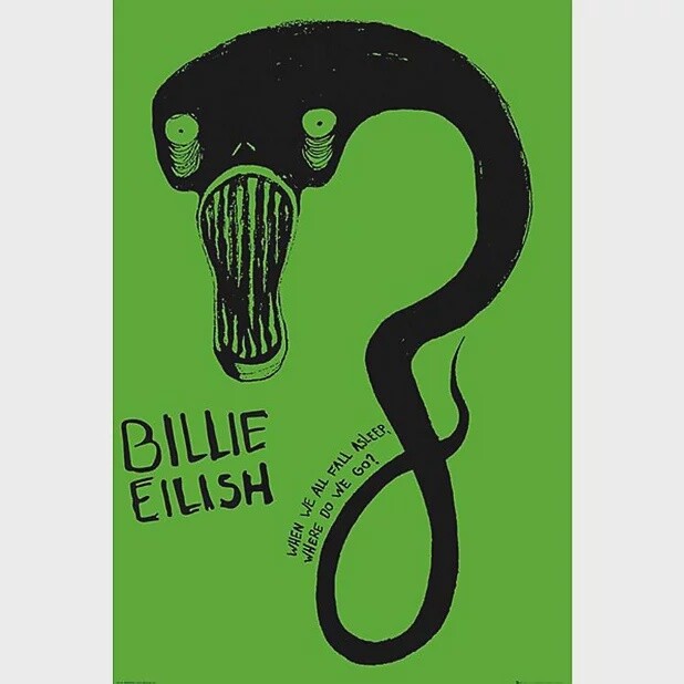 BILLIE EILISH GHOUL MAXI POSTER (A19)