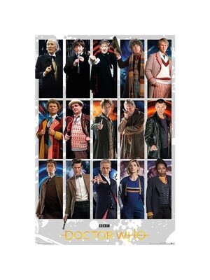 DOCTOR WHO DOCTORS GRID MAXI POSTER (A47)