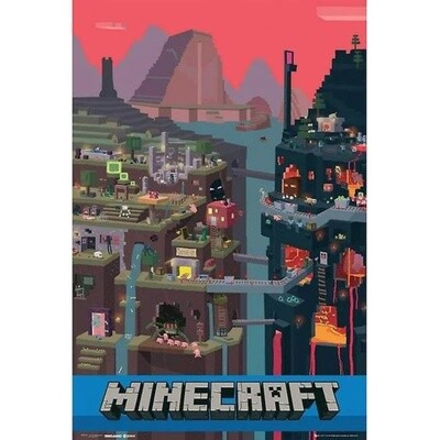 Minecraft World Maxi Poster