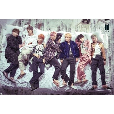 BTS GROUP BED MAXI POSTER (A11)