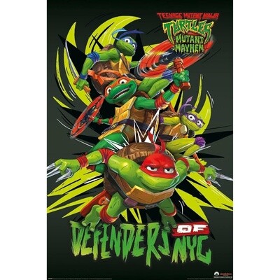 TMNT DEFENDERS OF NYC MAXI POSTER (A6)