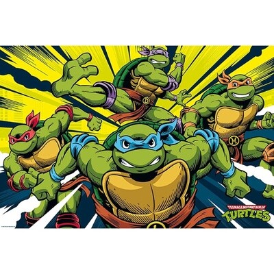 TMNT TURTLES IN ACTION MAXI POSTER (A71)