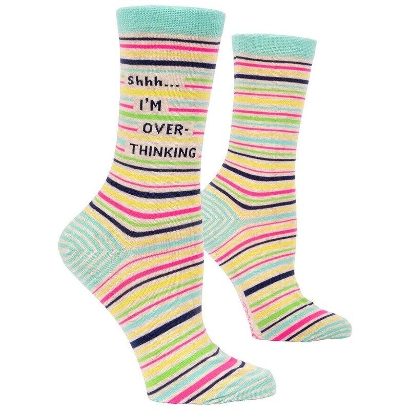 Shhh... I&#39;m Overthinking Women&#39;s Crew Socks
