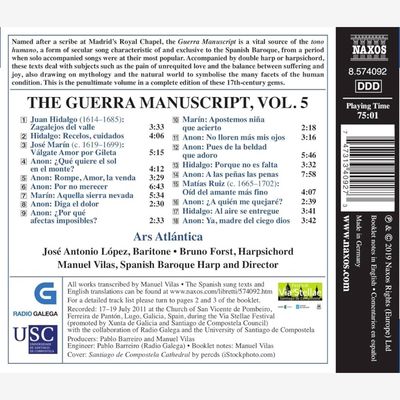 GUERRA MANUSCRIPT, VOL. 5 CD