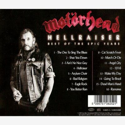 Motorhead | Hellraiser: Best Of The Epic Years | CD 926