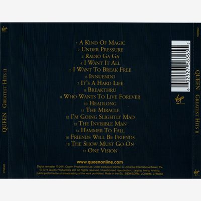Queen | Greatest Hits II CD 1444