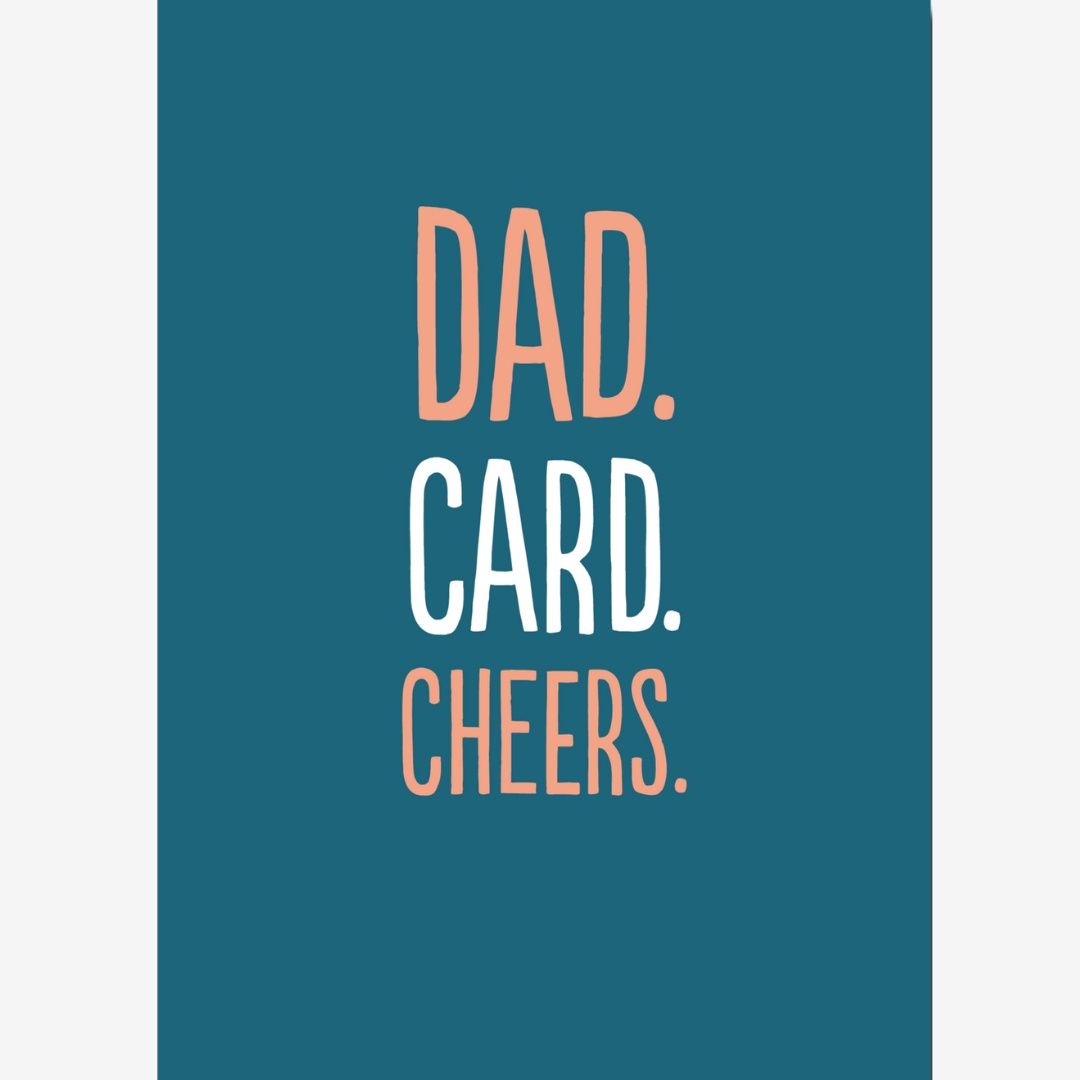 DAD CARD CHEERS