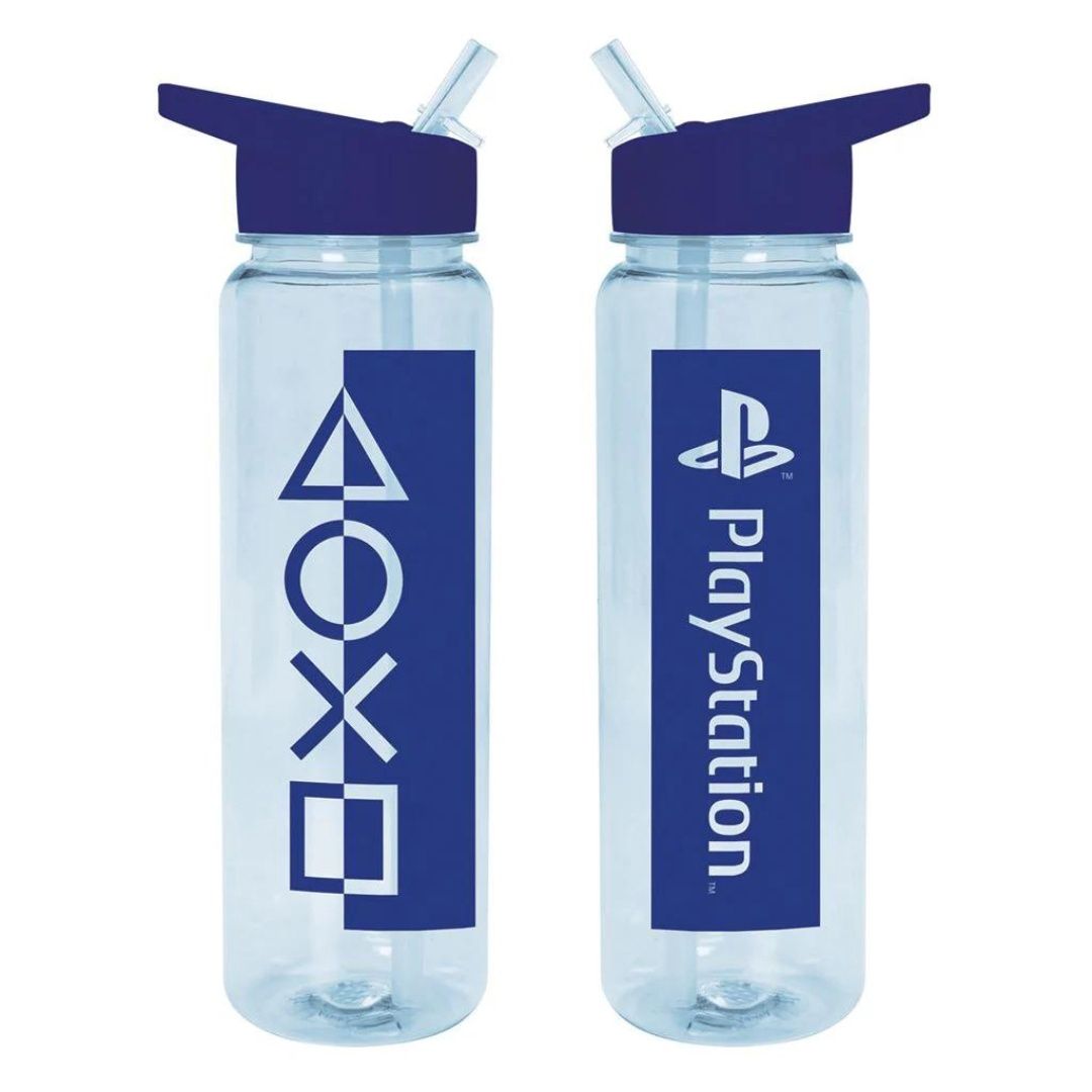 PLAYSTATION (BLUE TONE) PLASTIC DRINKS BOTTLE