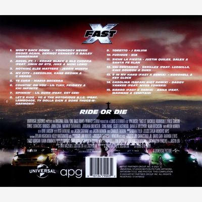 Various Artists | Fast X OST | CD 53