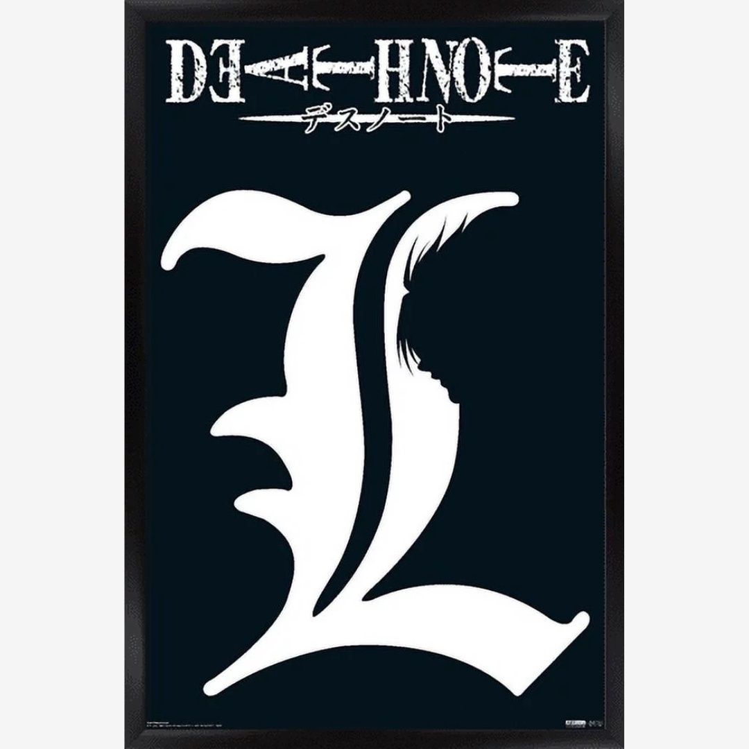 Death Note L Framed