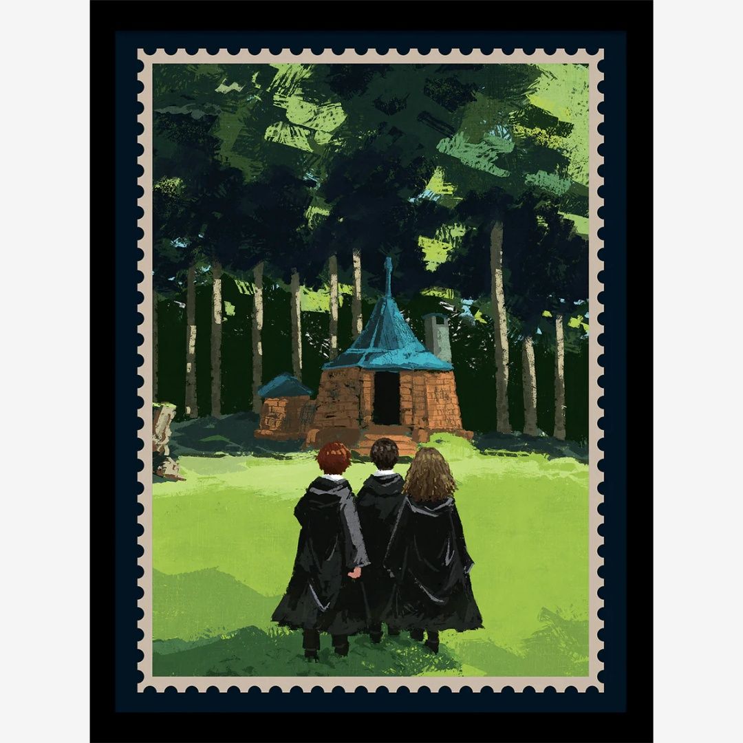 Harry Potter Looking Forward (Hagrid&#39;s Hut) Collector Print (Framed)