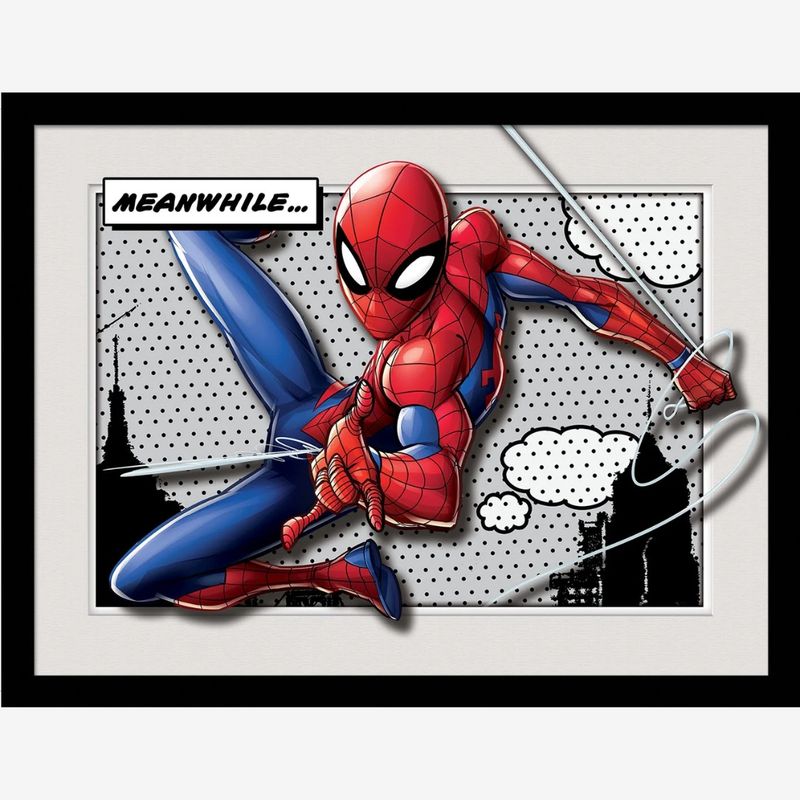 Marvel (Spiderman Meanwhile) Breakout Collector Print (Framed)