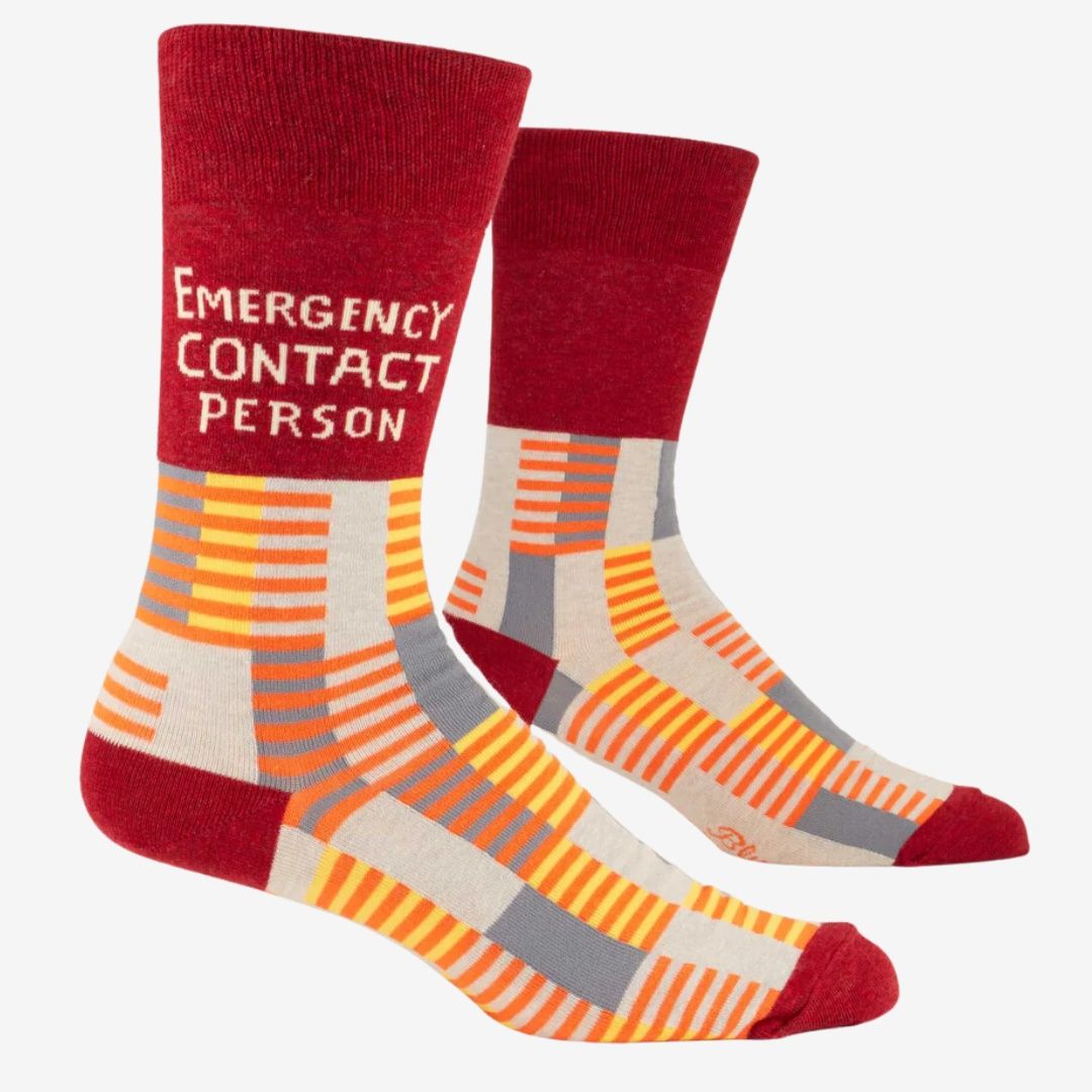 Emergency Contact Person Socks