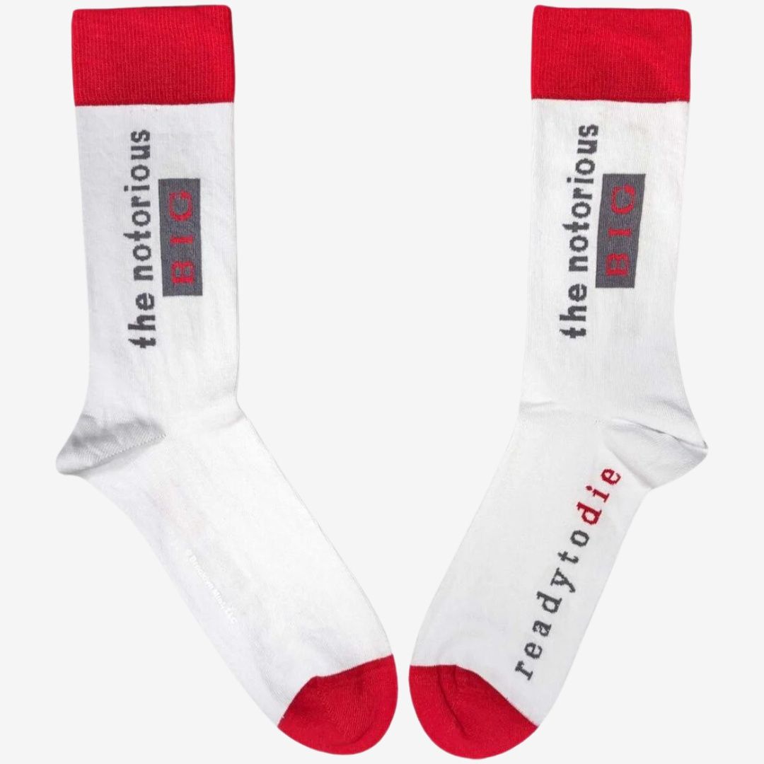 Biggie Smalls Unisex Ankle Socks: Ready To Die (UK Size 7 - 11)