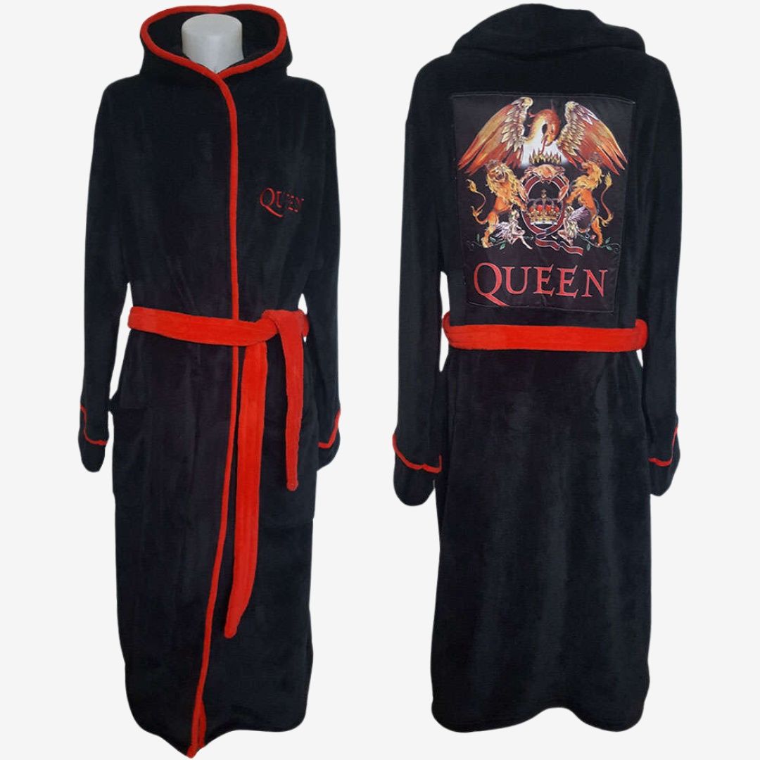 QUEEN UNISEX BATHROBE: CLASSIC CREST | LARGE/EXTRA LARGE