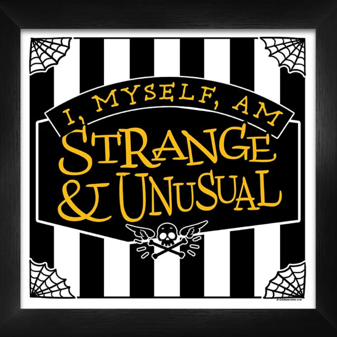 I Myself Am Strange &amp; Unusual Framed Print