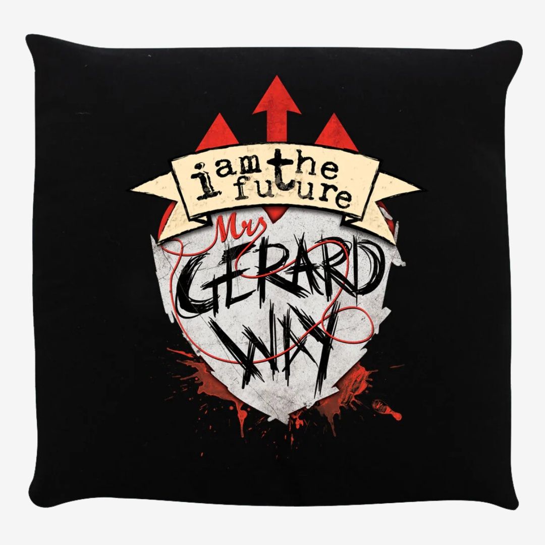 I Am The Future Mrs Gerard Way Black Cushion