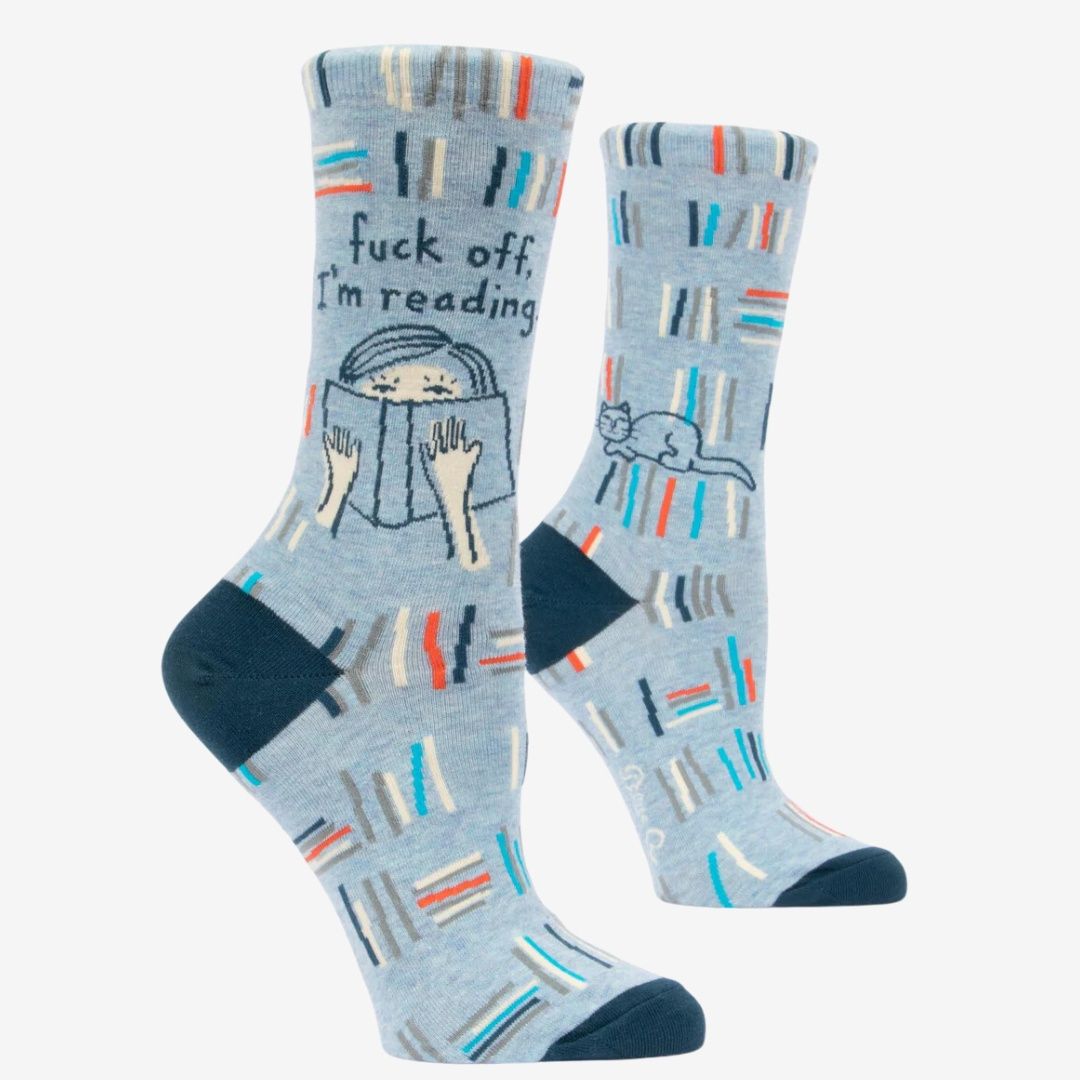 Fuck Off, I&#39;m Reading Women&#39;s Crew Socks