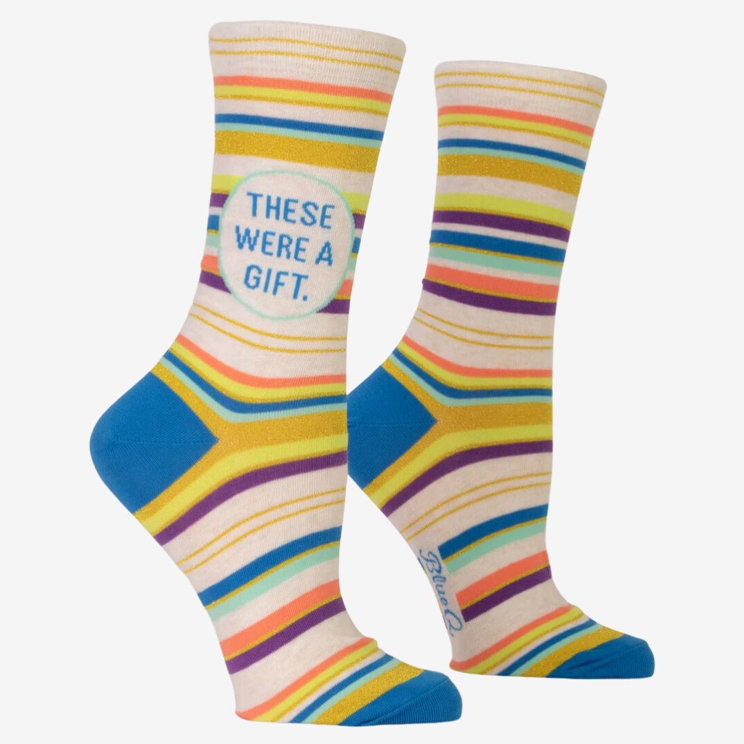 These Were a Gift Crew Socks