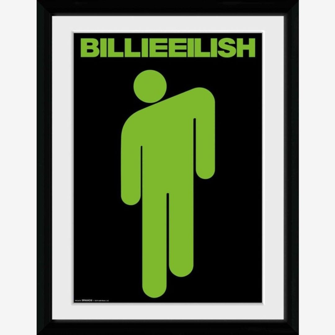 Billie Eilish Stickman Framed Print