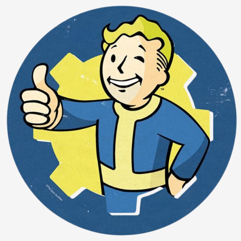 Fallout Vault Boy Flexible Mouspad