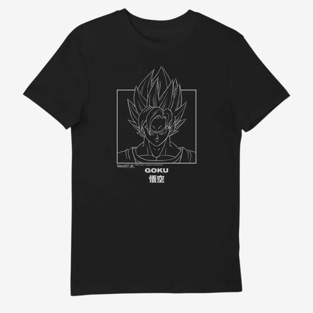 DRAGON BALL Z GOKU PORTRAIT ADULTS T-SHIRT | LARGE
