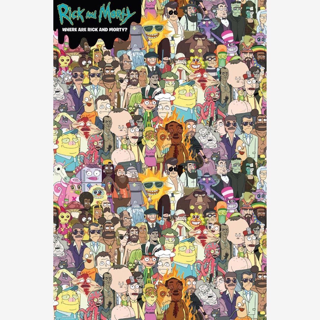 RICK &amp; MORTY WHERE&#39;S RICK MAXI POSTER (A60)