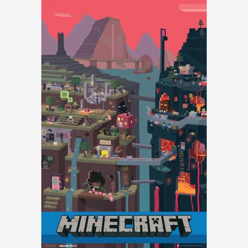Minecraft World Maxi Poster