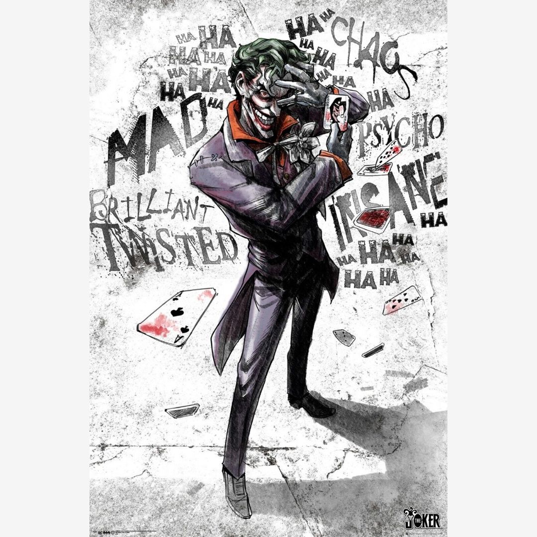DC COMICS JOKER TYPE MAXI POSTER (A66)