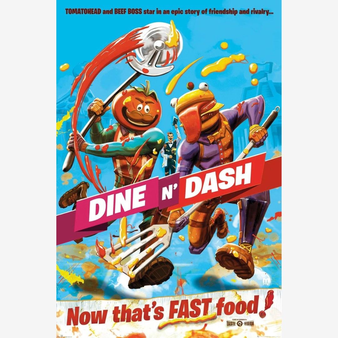 FORTNITE DINE N DASH MAXI POSTER (A54)