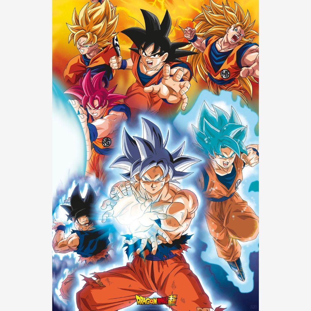 DRAGON BALL SUPER GOKUS TRANSFORMATION MAXI POSTER (A29)