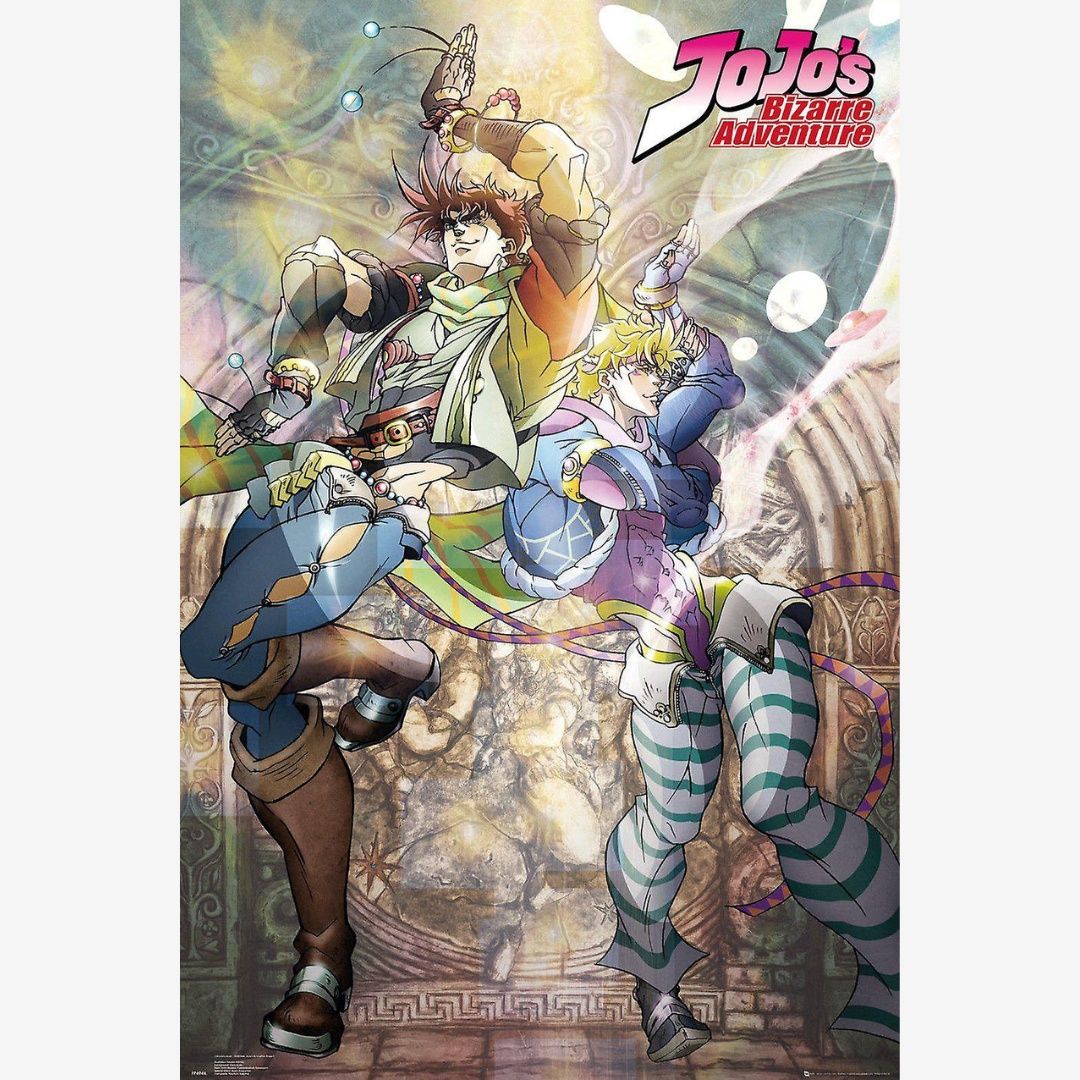 JOJO&#39;S BIZARRE ADVENTURE JOSEPH &amp; CEASER MAXI POSTER (A39)